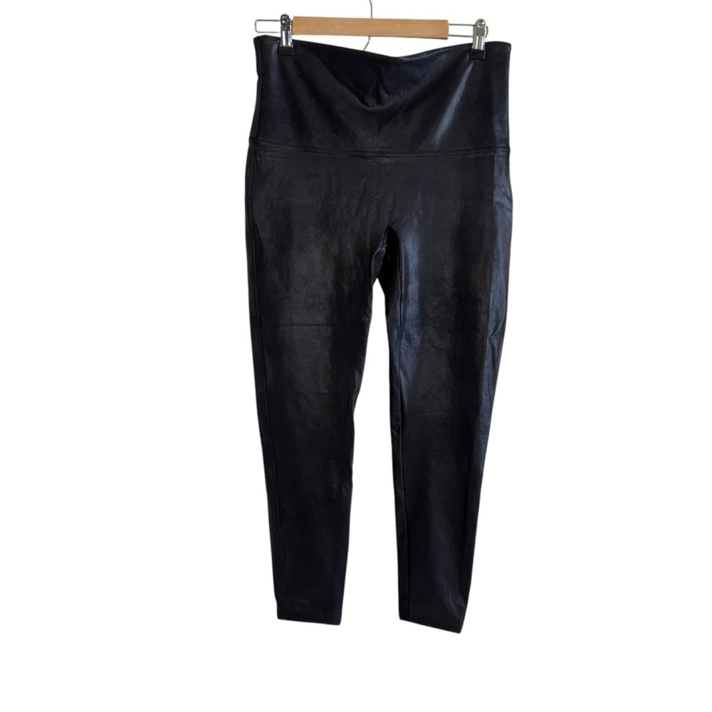 Spanx Faux Leather Leggings Sz 1X petite tall